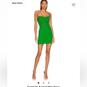 Superdown Kambella Ruched Mini Dress